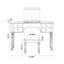 Commode simple en bois massif-107550277