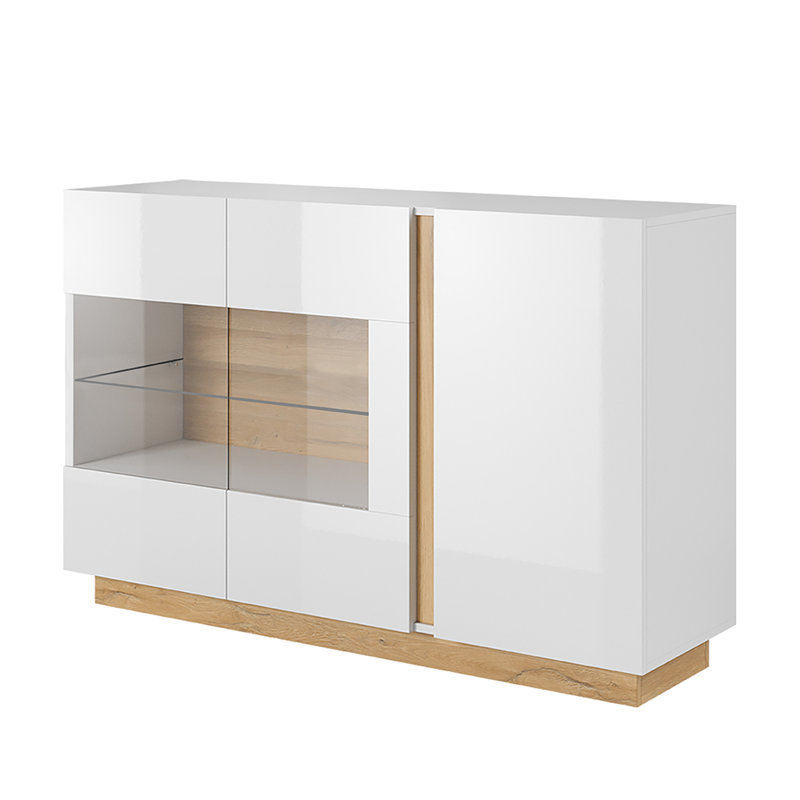 Armagh Chest of Drawers, White/Oak