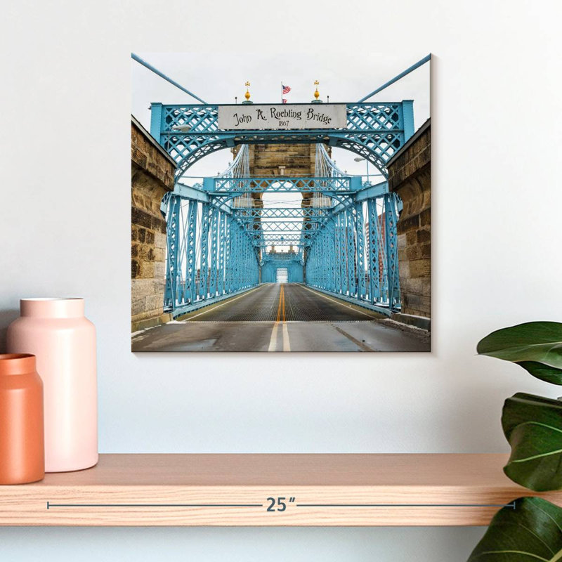Pont suspendu Lilie John Roebler, H 16 po x l 16 po