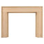  Ouverture 56 po x 42 po Modern - Ember Modern - ensemble de manteau de cheminée en bois 80 po x 54 po