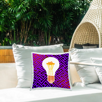 Geometric Outdoor Throw Pillow