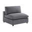 Canapé modulaire 5 pièces Cassandra - Gris anthracite-929211036