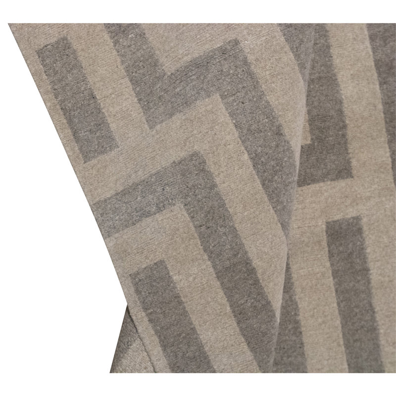 Hand Knotted Wool Geometric Indoor Rug