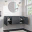 Base de meuble-lavabo mural simple 48 po Render-682093318