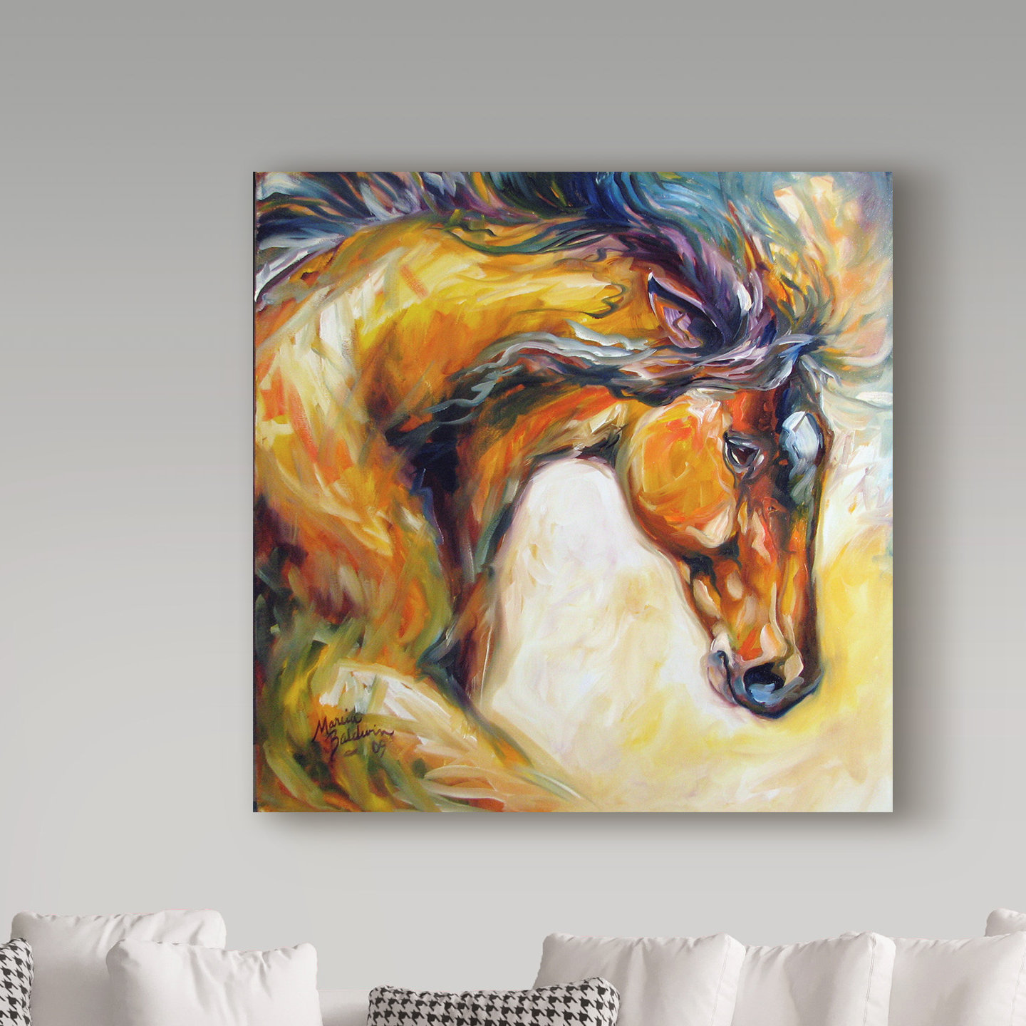 Trademark Fine Art 'Thunder Magic' Canvas Art by Marcia Baldwin