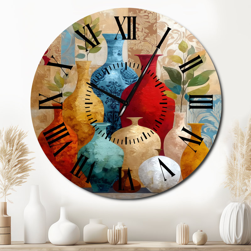 Horloge murale bohémienne Boho, Surdimensionné