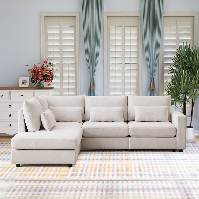 Nyerere 100.2" Upholstered LAF Sectional Sofa