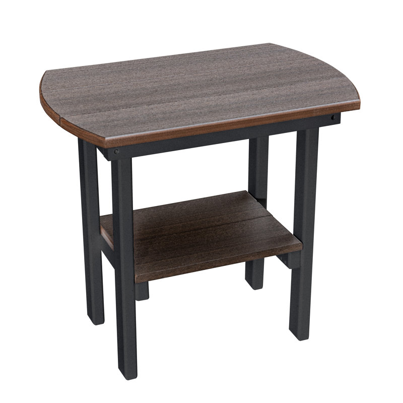  Table de bout ovale Model, Noir, noir, noir, noir, Brun