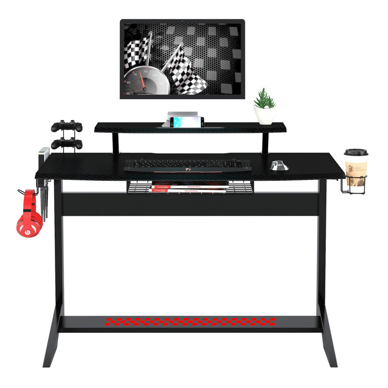 Metal Base Computer Desk
