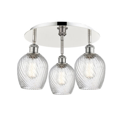 Plafonnier encastré 3 lumières 17 po Beka