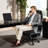 Ergonomic Executive Chair with  Flip-up Armrests and Pocket Spring Cushion-1663289292
