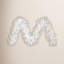 Vickerman 9' x 14" White Iridescent Artificial Garland.
