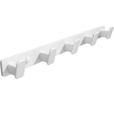 Wall Mounted Coat Rack With 5 Hooks