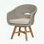 Ensemble de 2 fauteuils avec coussin moelleux et pieds robustes