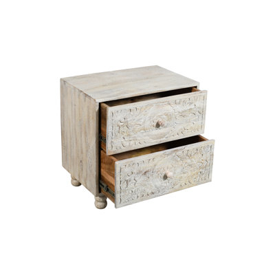 Table de chevet 2 tiroirs Malley