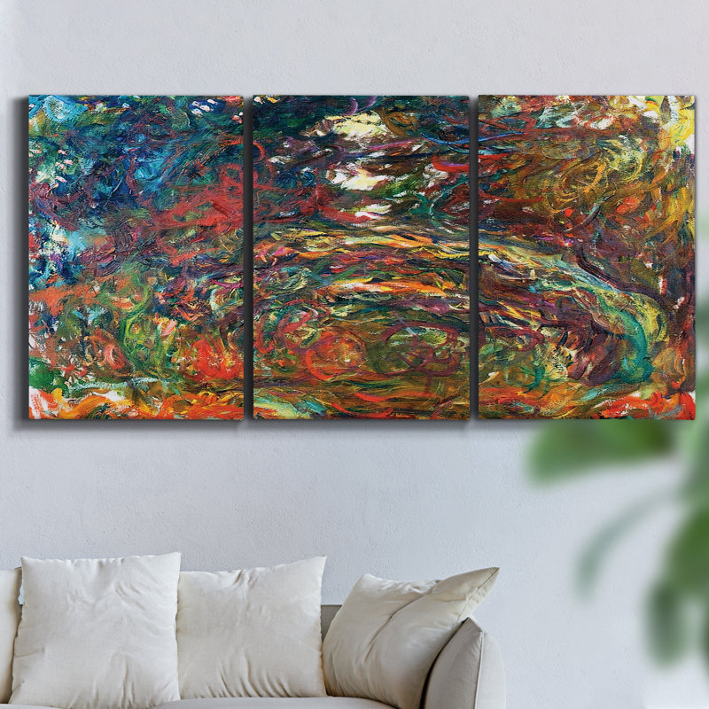 Southwest Landscape II - Multi Piece Framed Canvas, 48" H x 96" W x 2" D