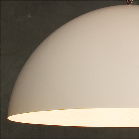 1 - Light Chrome Dome Pendant, 70cm x 70cm