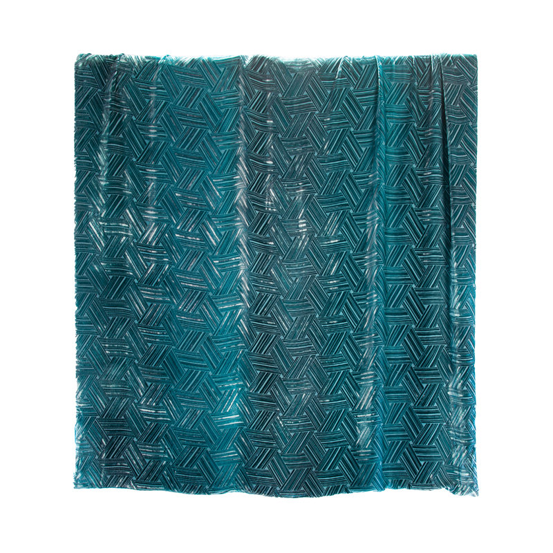 Entwined Throw, 52" W x 92" L, Pacific