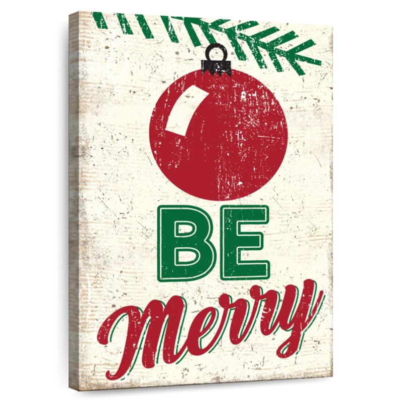 Be Merry, 45" H x 30" W