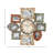 Shahid Metal Clock With Photo Frame