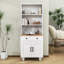 Bibliothèque Classic H 62,2 "x l 23,2" avec ensemble anti-basculement et pieds en bois Classic-1238319244