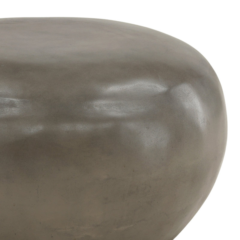 Joshua Pebblestone Outdoor Coffee Table, Concrete Gray