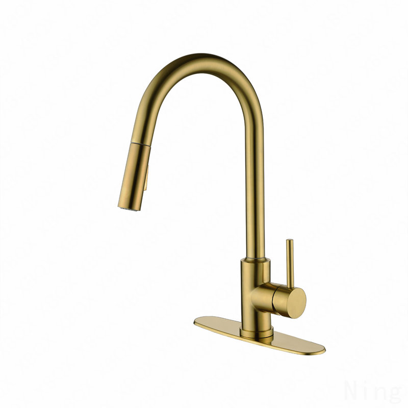 Robinet de cuisine avec douchette rétractable