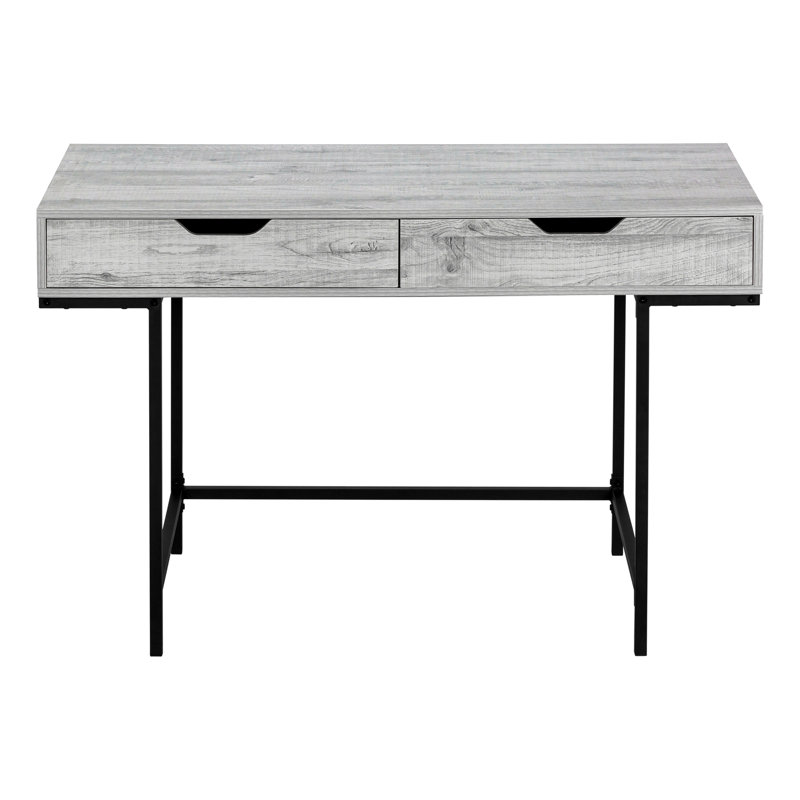 Bureau d'ordinateur, Gris clair / noir