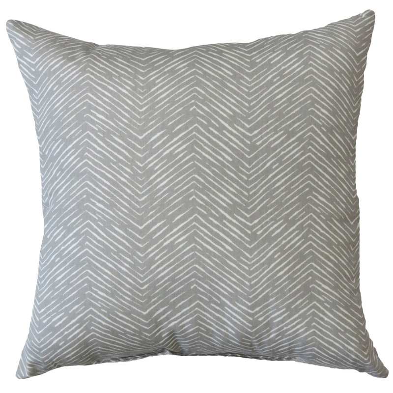 Spinella Chevron Reversible Throw Pillow