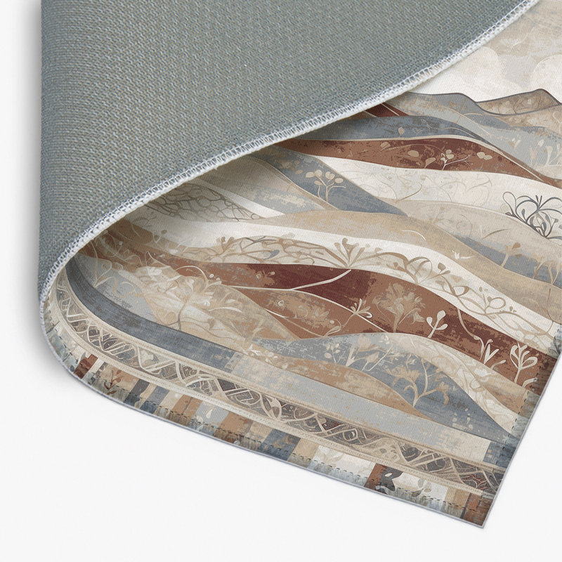 Tapis intérieur et extérieur Serene Pathway, Rectangle 9 pi x 12 pi