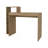 Natural Oak Computer Desk With Open Storage