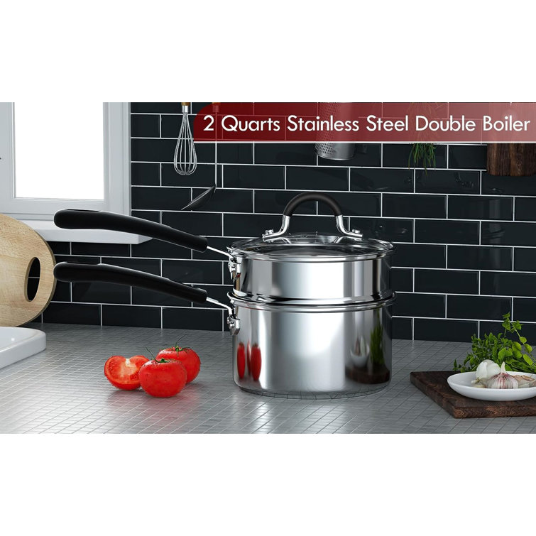 Frieling 1.6 Quarts Stainless Steel Double Boiler & Reviews