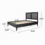Lit plateforme en bois massif