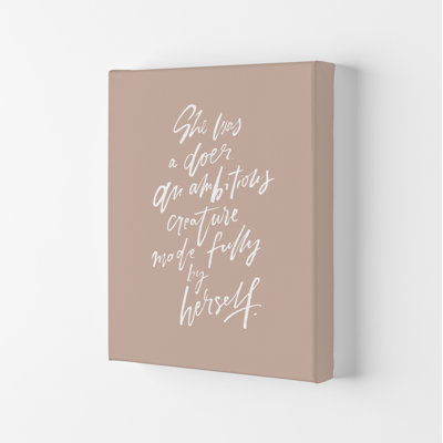 She Was A Doer - Print