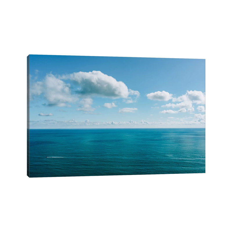 Amalfi Coast Ocean View IV by Bethany Young - Print on Canvas, Wrapped Canvas, 30.48cm H x 45.72cm W x 1.91cm D
