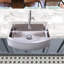 33 Inch Hammered Farmhouse Stainless Steel Sink