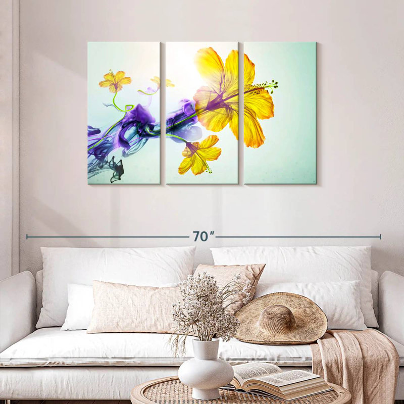 Harnek Hibiscus Under The Sun, 28" H x 45" W