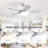 42 Inch Ceiling Fan With 22W Led Light And Remote Control Mdf Blades Reversible Dc Motor-1021494150-1021494149