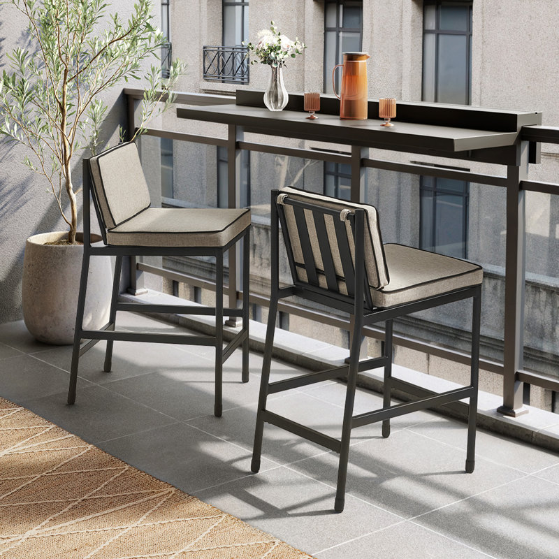 Odelia Counter Stools, 4-pc, Outdoor Beige