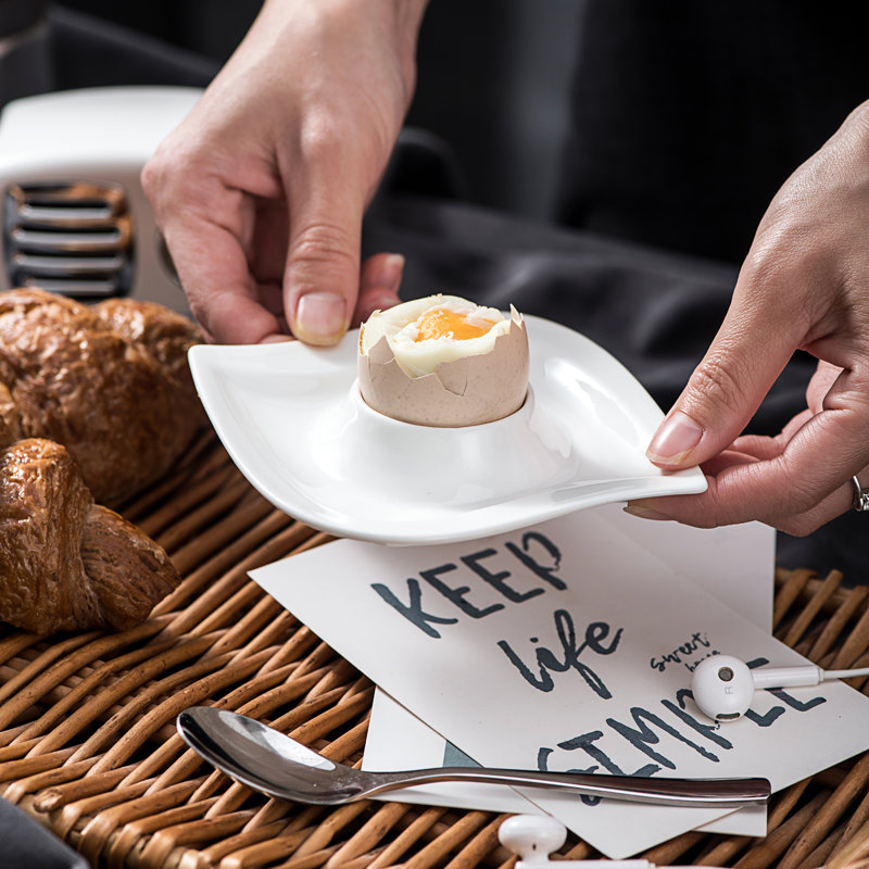  Porcelain Egg Cups Holder ,