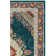 Felty Oriental Turquoise Area Rug