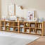 Bibliothèque à 8 cubes Addisin (l 63 po), tablette de rangement ouverte pour le salon, la chambre à coucher et le bureau-129454035