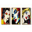«Retro Woman Portrait Pop Art II», 3 pièces-1222725109-1222725111