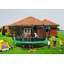 Structure de base trampoline spacieuse, coussin de sécurité pour enfant-99073024