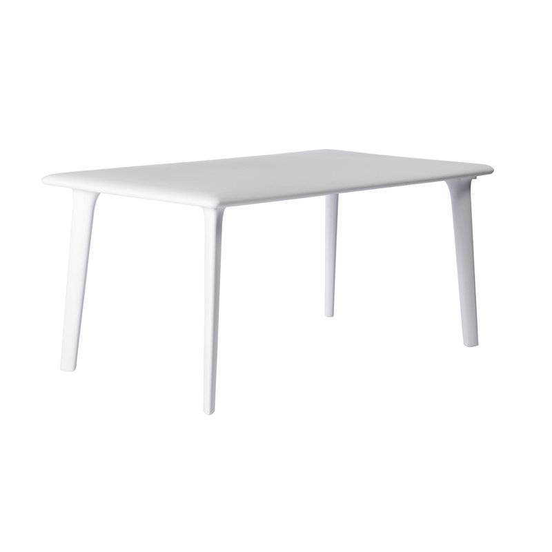 New Dessa Outdoor Dining Table, White