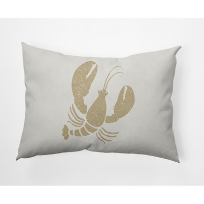 Lobster Coastal Pillow Cover & Insert
