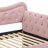 Luxurious Velvet Wood Daybed With Trundle For Ultimate Comfort And Style-475445657-487458370