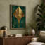 Golden Shell Art Deco - Wrapped Canvas-402527191-402527148