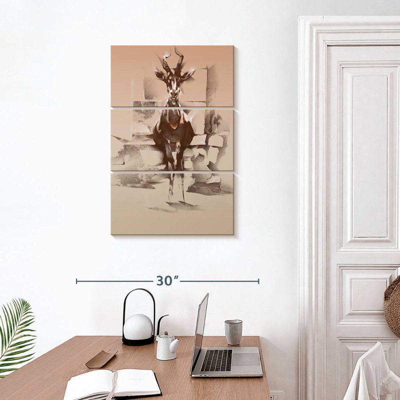Brampt Antelope Abstract, 32" H x 20" W