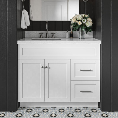Ensemble de meuble-lavabo simple 43 po Hamlet